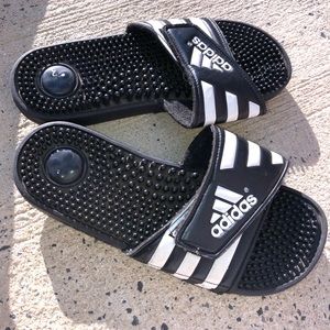 ADIDAS SLIP ON SANDALS BARELY USED!